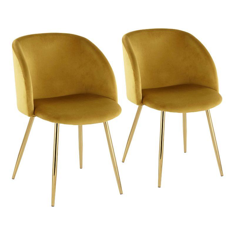 Set of 2 Fran Contemporary Dining Chairs - LumiSource