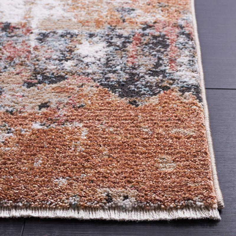 Jasmine JSM341 Power Loomed Area Rug - Beige/Light Blue - 5'3"x5'3" - Safavieh.