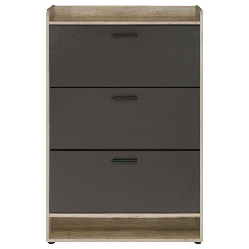 Coaster Denia 3 Tier Modern Wood Shoe Cabinet