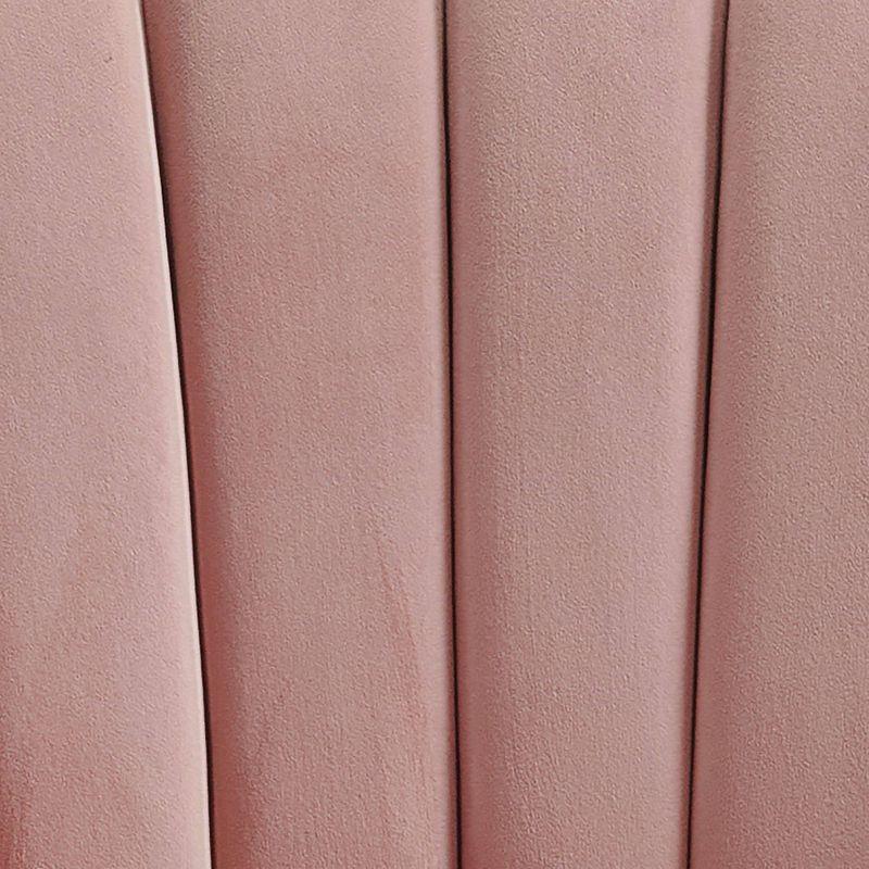 Lawson Swivel Chair Pink - Picket House Furnishings: Upholstered Velvet Accent for Living Room, Foam Filled