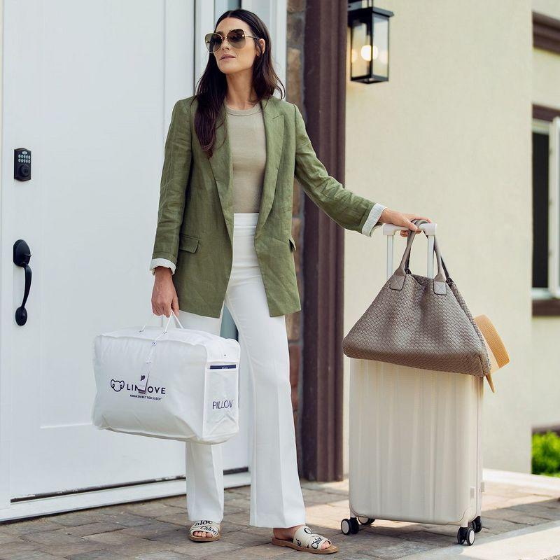 Lincove Signature 100% Canadian Down Luxury Sleeping Pillow - 800 Fill Power, 500 Thread Count Cotton Shell, Standard - Soft, 2 Pack