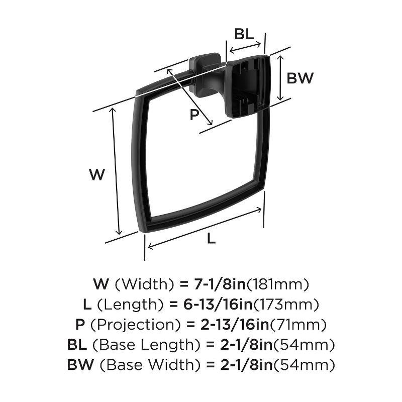 Amerock Revitalize Wall Mounted Towel Ring