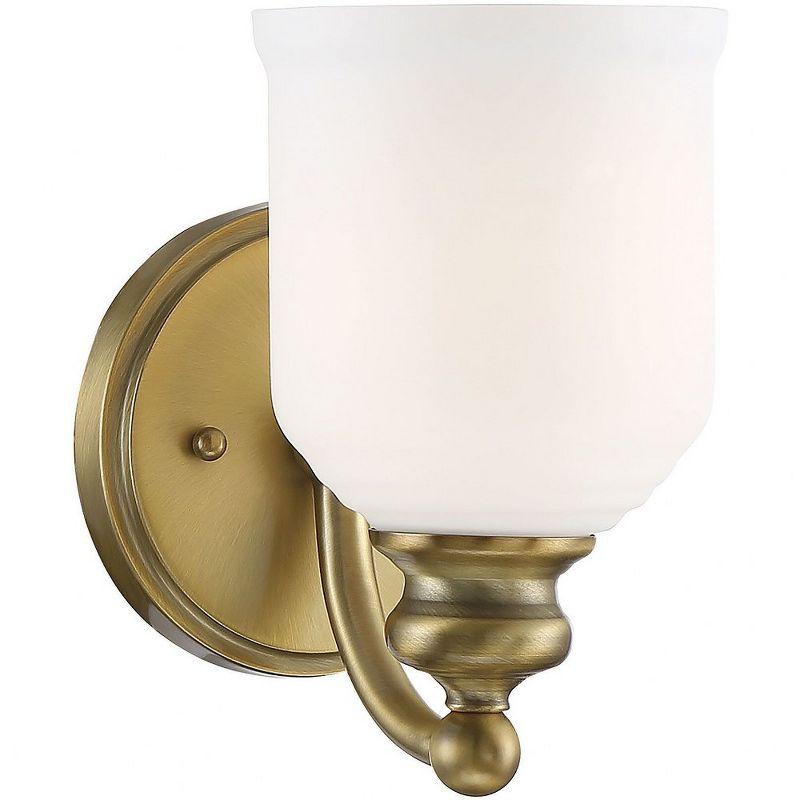 Savoy House Melrose 1 - Light Wall Light in  Warm Brass