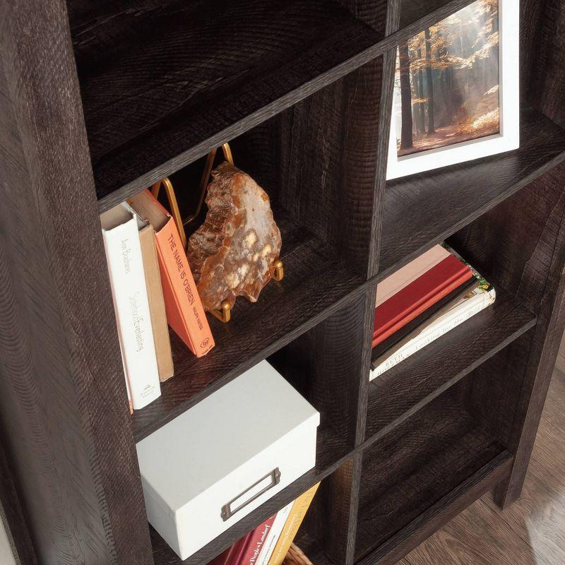 Sauder 65.748" 9 Cube Storage Vertical Bookcase Blade Walnut