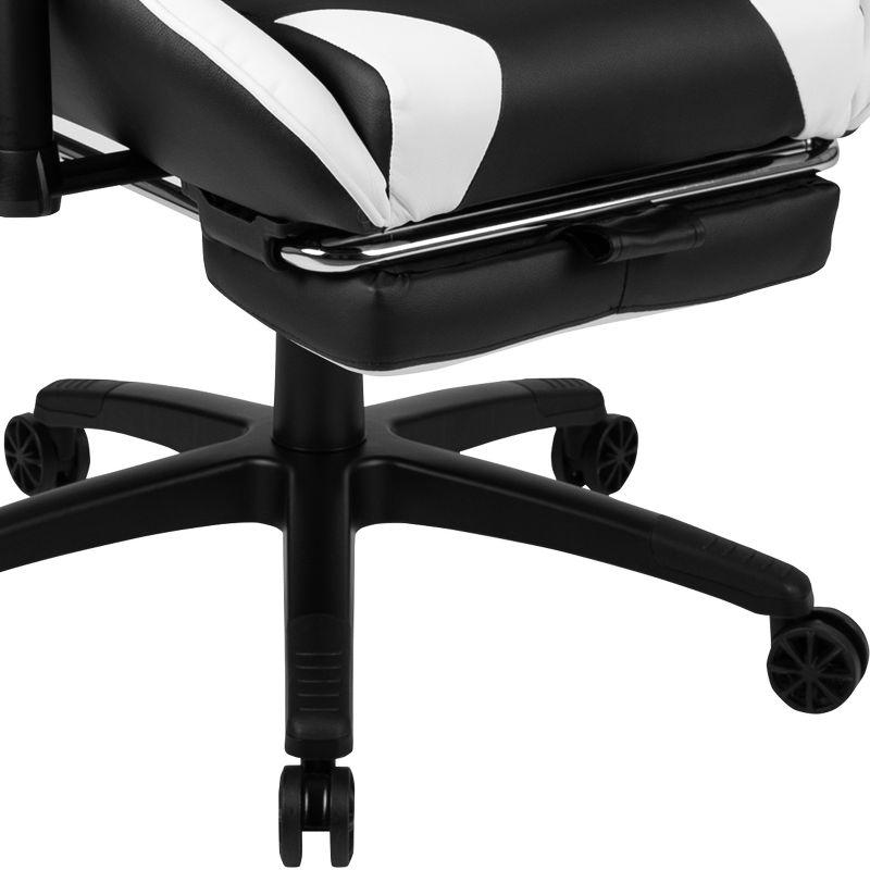 Flash Furniture Gaming Desk and Footrest Reclining Gaming Chair Set with Cup Holder and Headphone Hook