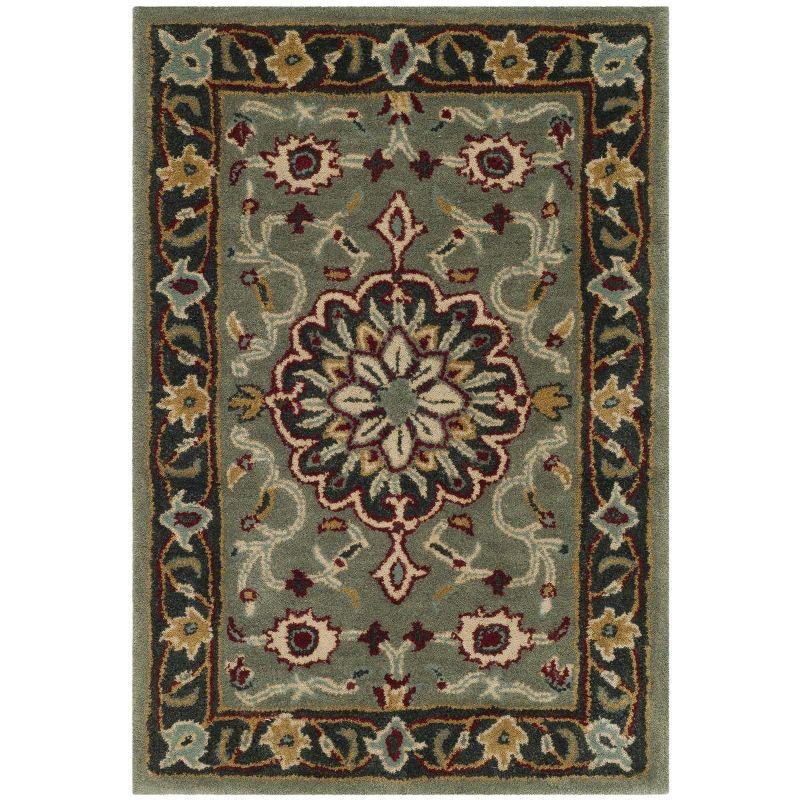 Heritage HG736 Handmade Accent Rug - 2'x3' - Grey/Charcoal - Safavieh