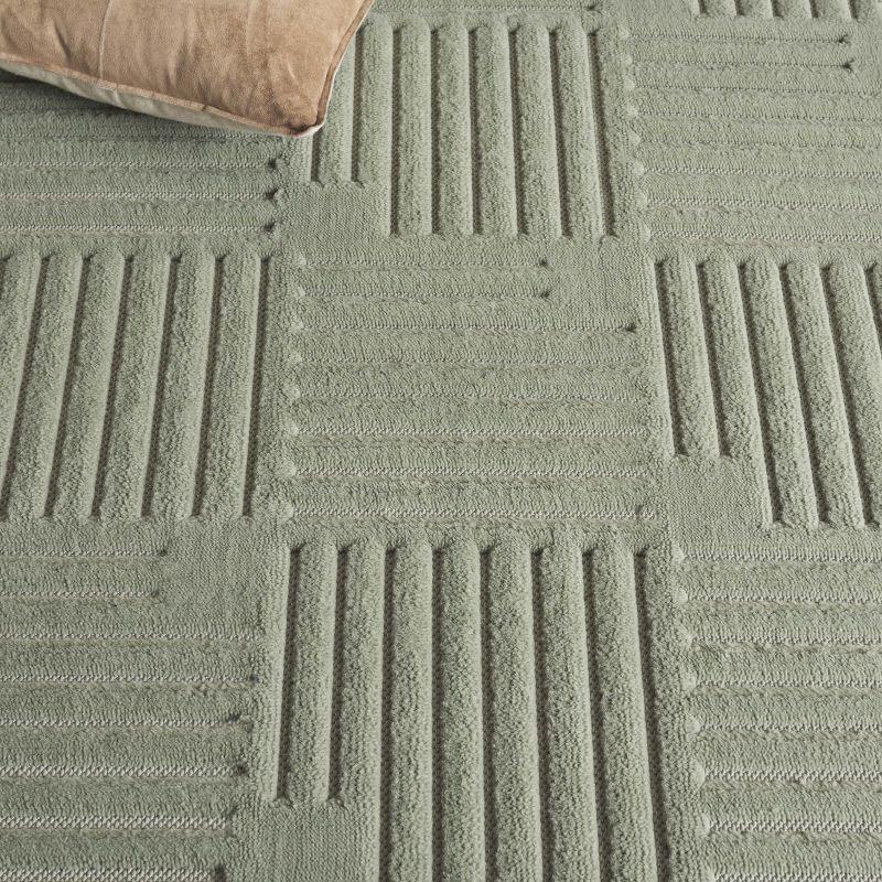 Selena SLE678 Power Loomed Indoor Area Rug - Green - 4'x6' - Safavieh