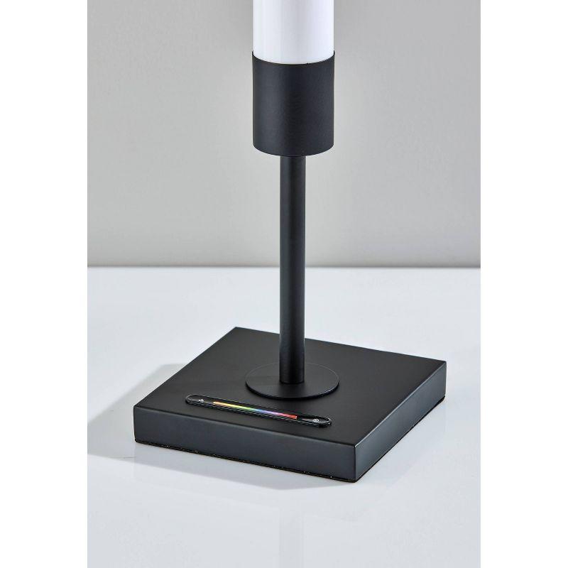 Collin LED Table Lamp Black with Touch Switch & RGB Spectrum - Adesso