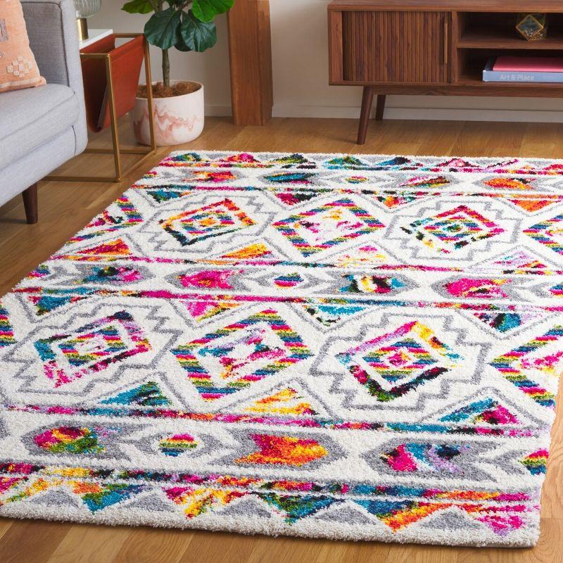 Fiesta Shag FSG365 Power Loomed Area Rug  - Safavieh