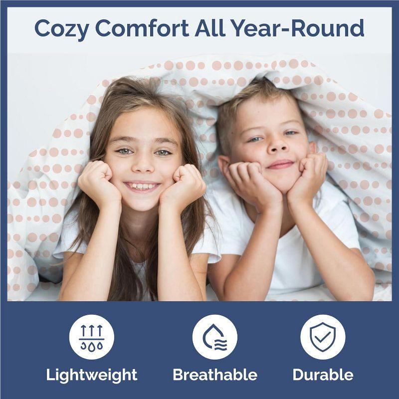 CGK Linens 4 Piece Kids Microfiber Sheet Set - Wrinkle Free - Cute, Cozy, Soft