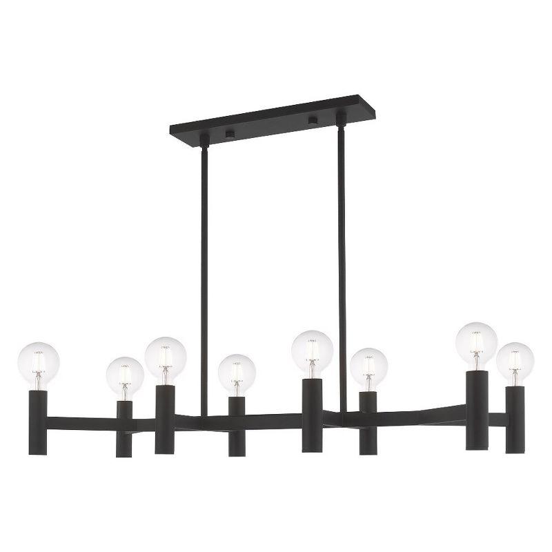 Livex Lighting Copenhagen 8 - Light Chandelier in  Black