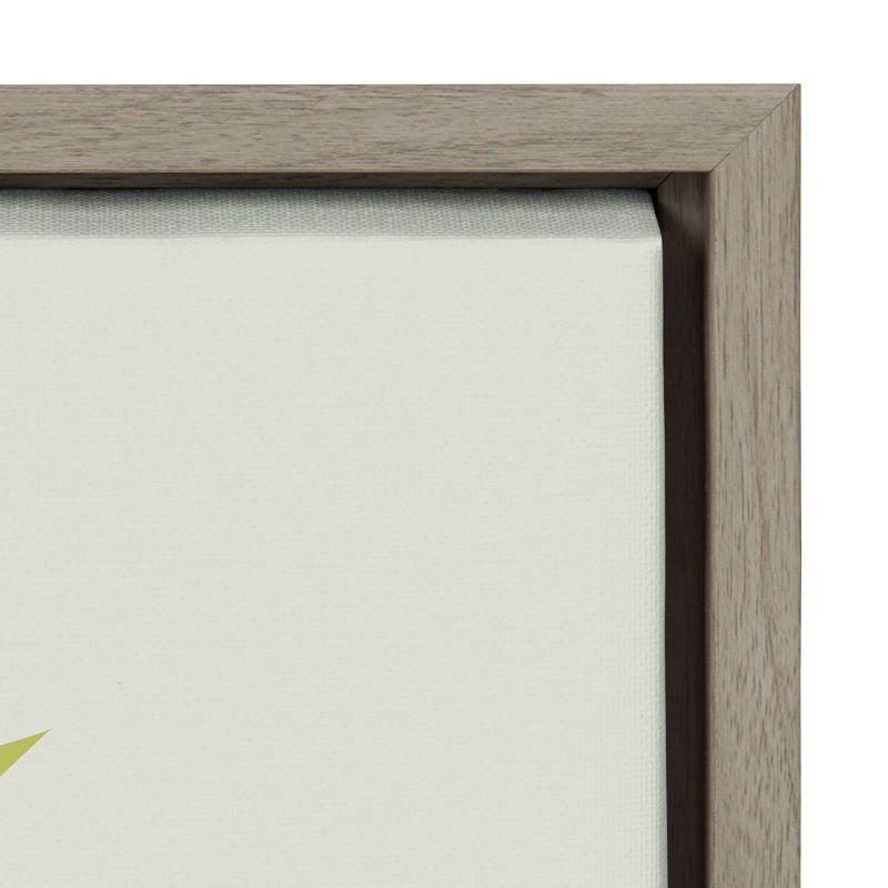 23" x 33" Sylvie the Family Tree Framed Canvas by Rachel Lee Gray - Kate & Laurel All Things Decor: Modern Vertical Digital Art