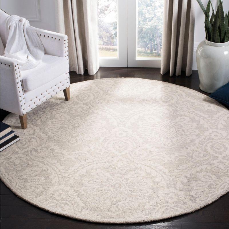 Tansy Wool Silver / Ivory Rug