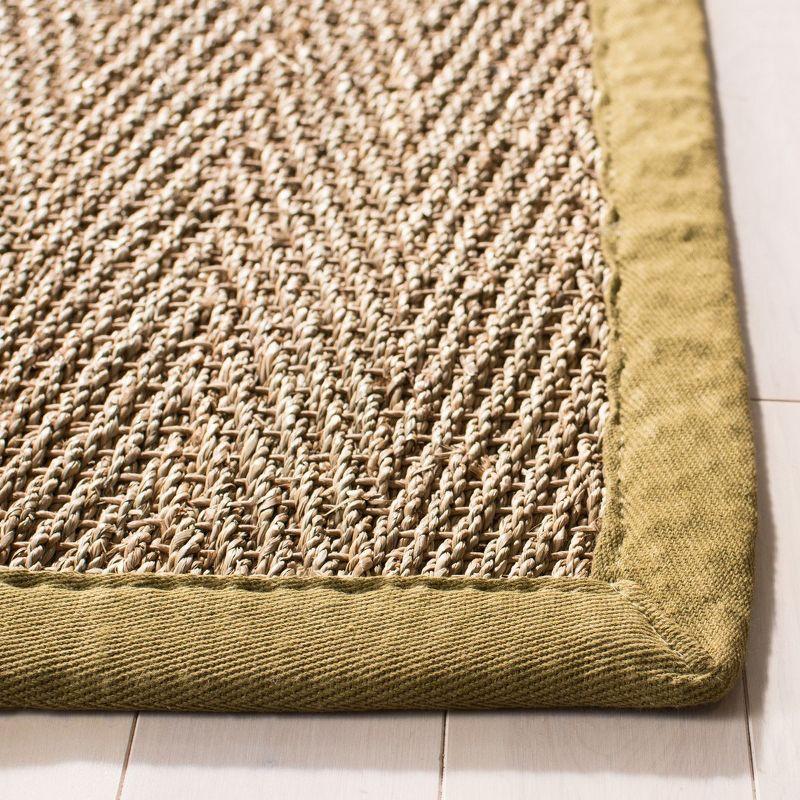 Natural Fiber NF115 Power Loomed Indoor Area Rug - Natural/Olive - 5'x8' - Safavieh