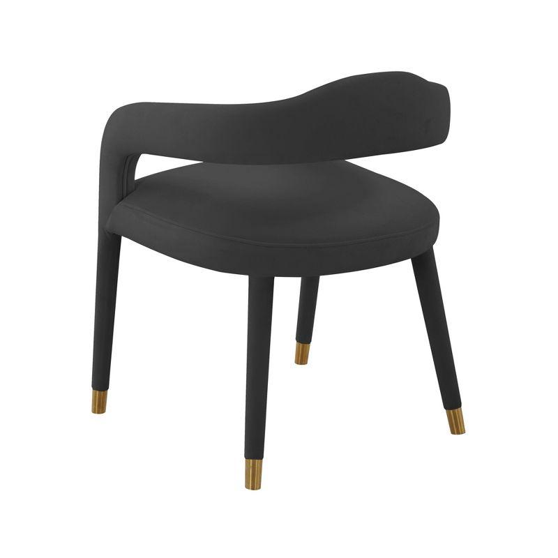 18.8'' H Velvet Upholstered Armchair