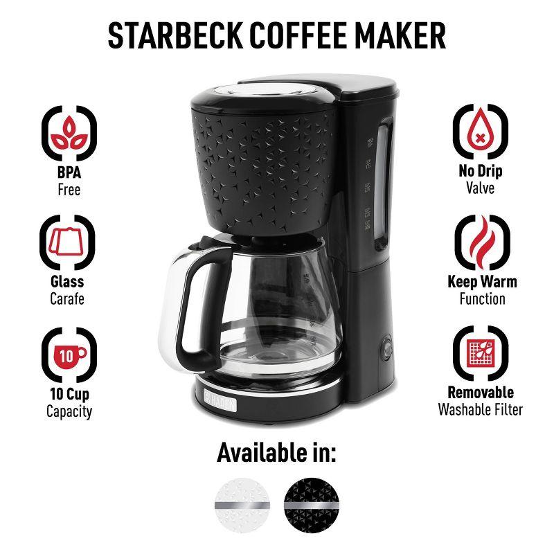 HADEN Starbeck Black Drip Coffee Maker