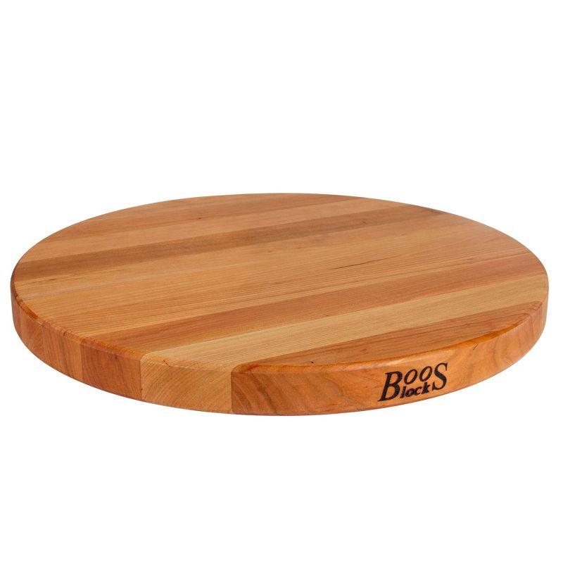 John Boos John Boos 18" Round Cutting Board, 1.5" Edge Grain