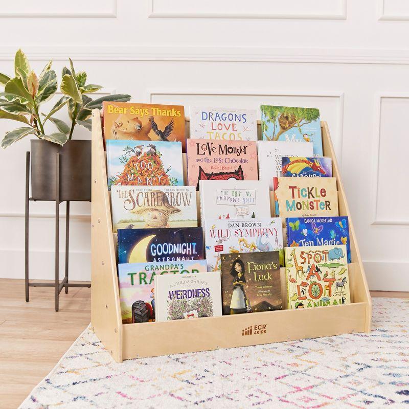 ECR4Kids ECR4Kids Single-Sided Book Display, Classroom Bookshelf