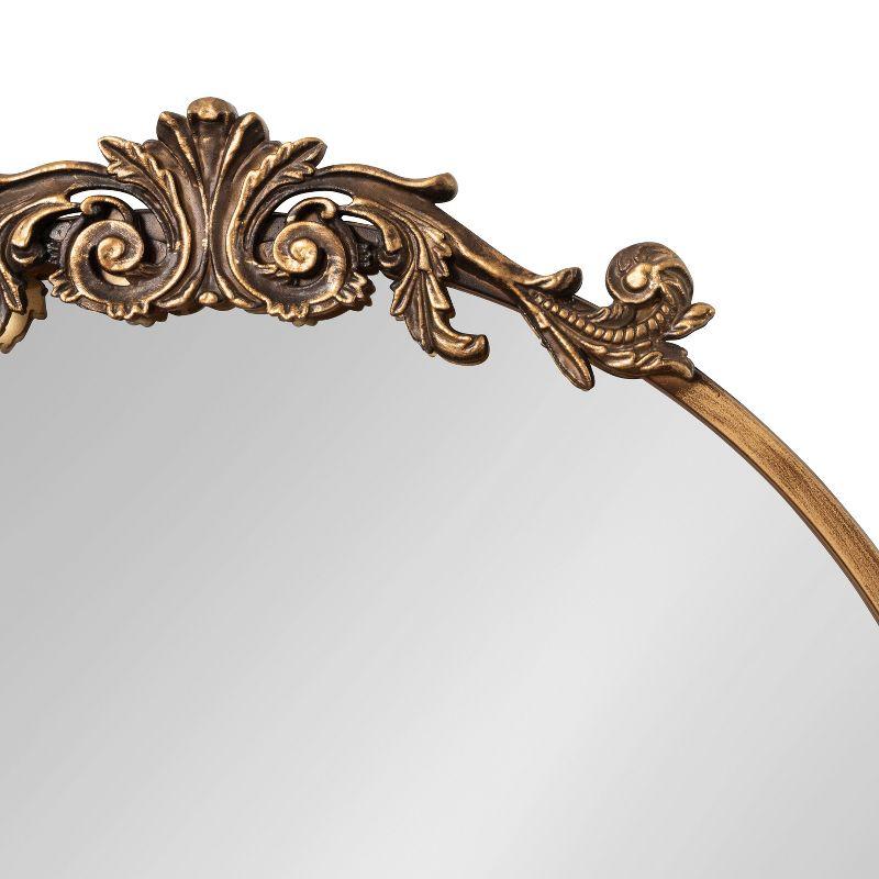 Kate and Laurel Arendahl Metal Round Mirror, 24" Diameter, Gold