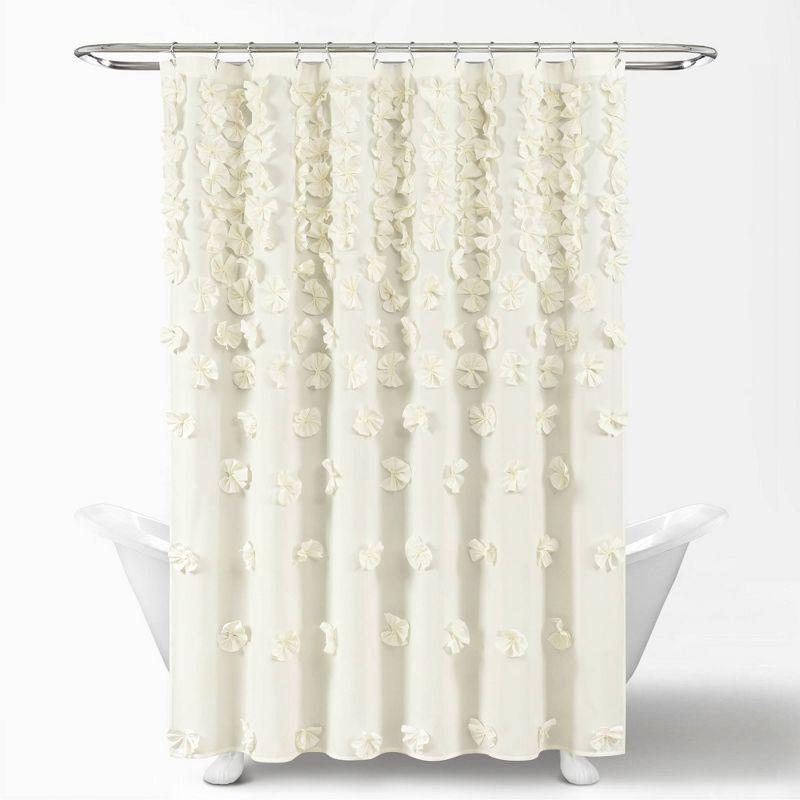Lush Decor Riley Floral Shower Curtain