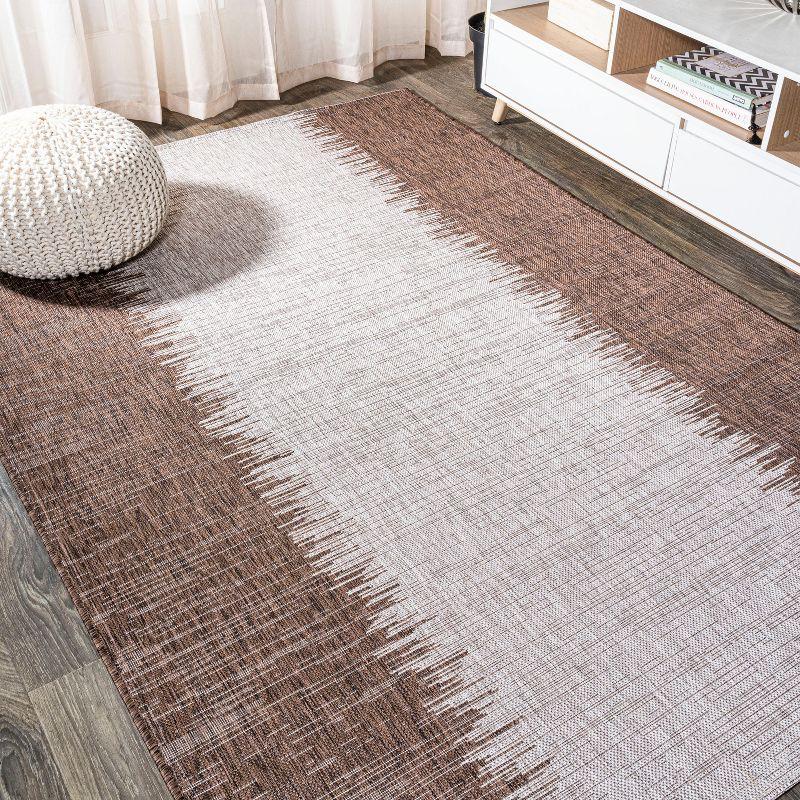 Tavira Modern Strie' Indoor/Outdoor Runner Rug - JONATHAN Y