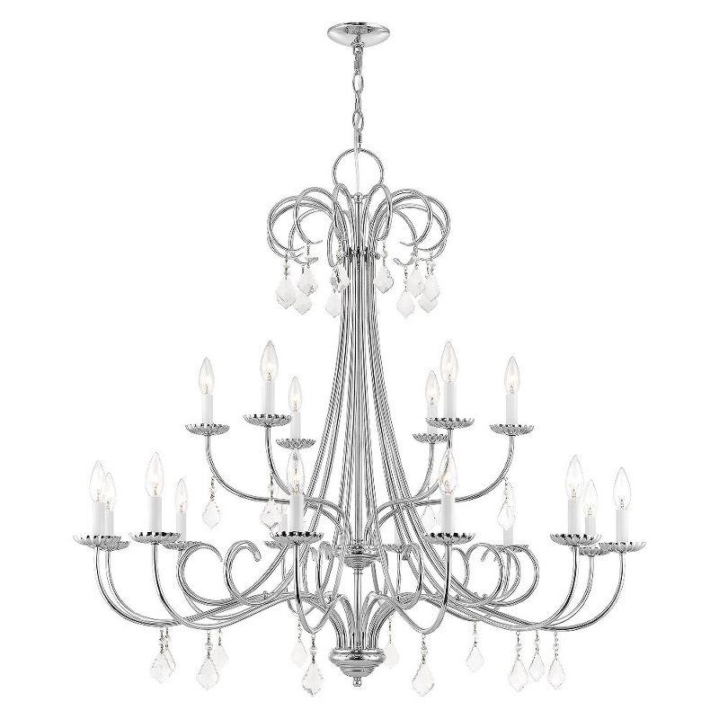 Livex Lighting Daphne 18 - Light Chandelier in  Polished Chrome