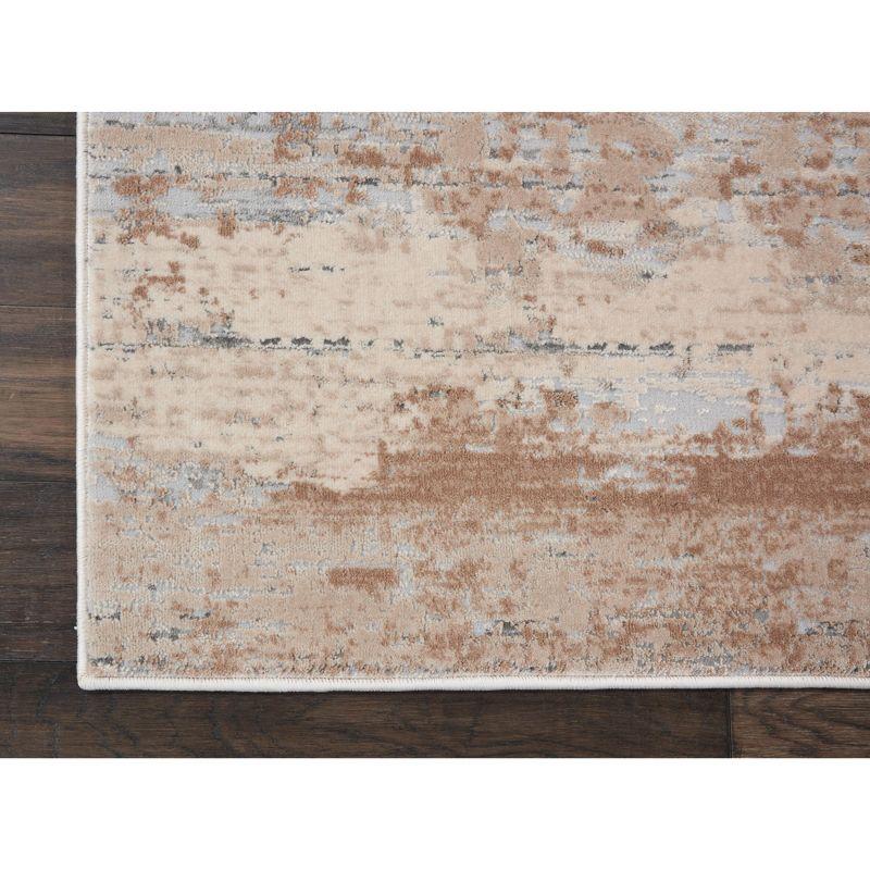 Nourison Rustic Textures Modern Indoor Area Rug Beige 7'10" x 10'6"