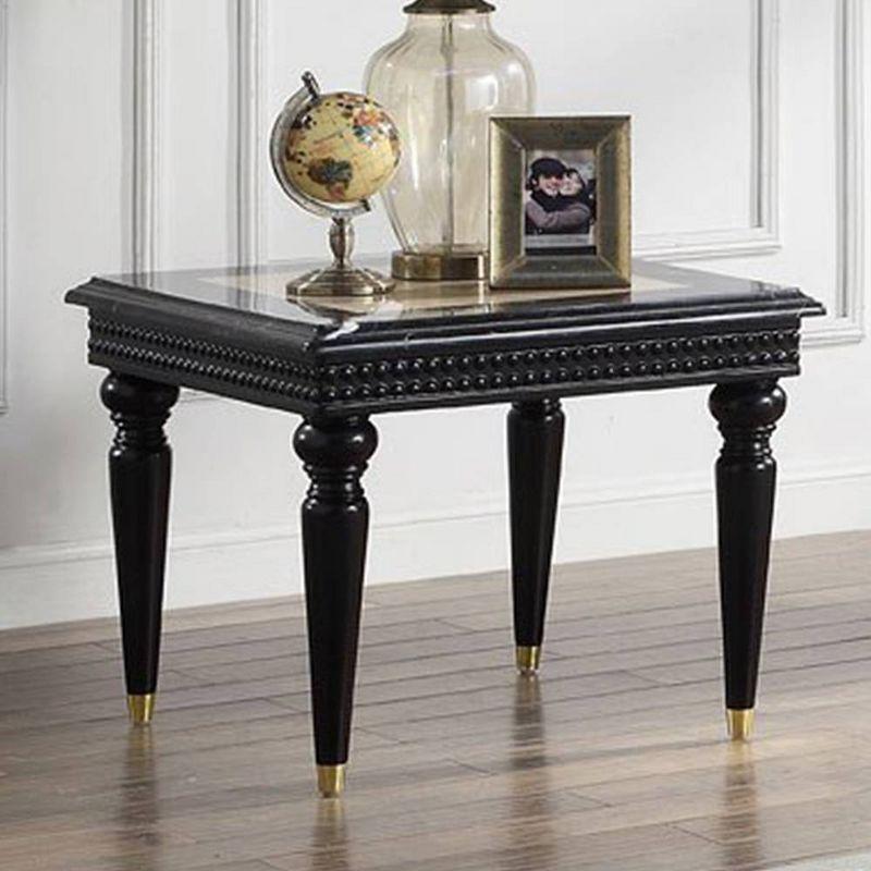 Marble Top End Table