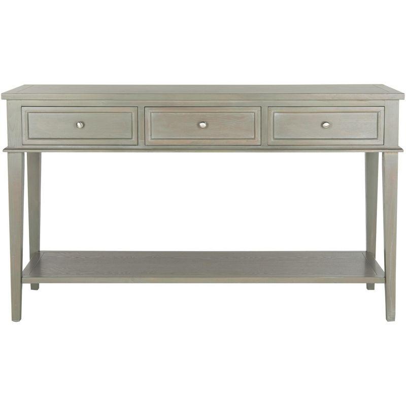 Manelin Console - AMH6641C - Gray - Safavieh Couture