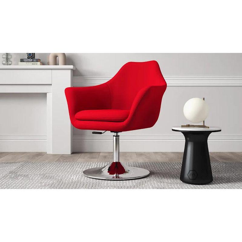 Hillmon Upholstered Swivel Armchair