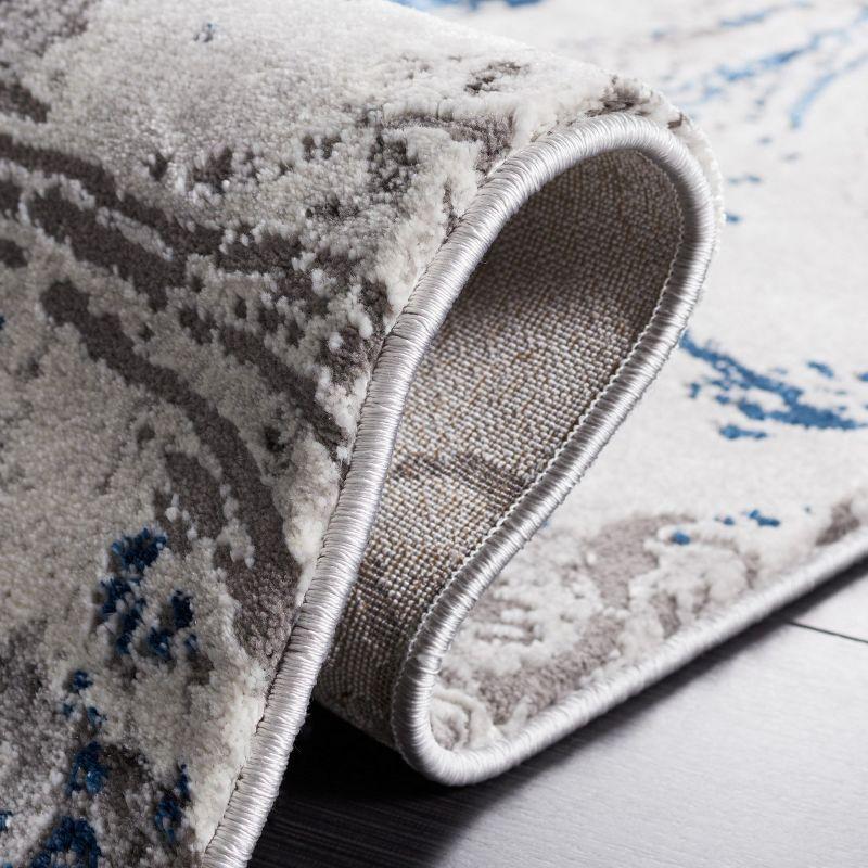 Craft CFT864 Loomed Indoor Area Rug - Grey/Blue - 6'7"x6'7" - Safavieh