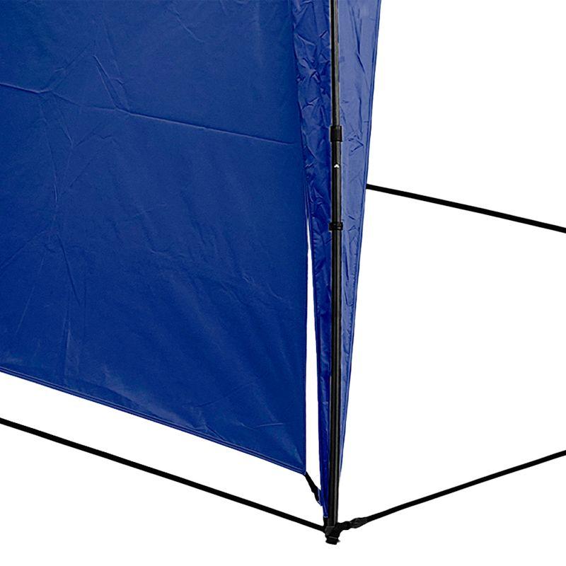 Outdoors Professional Beach Roof Pop-up Canopy with 2 Removable Walls, Blue