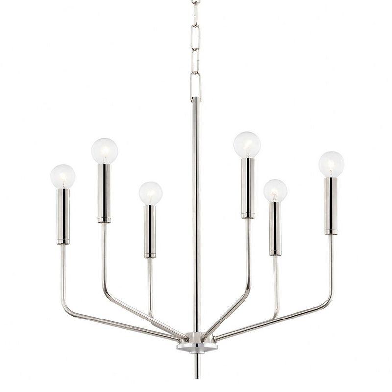 Bashford 6 Light Metal Dimmable Chandelier