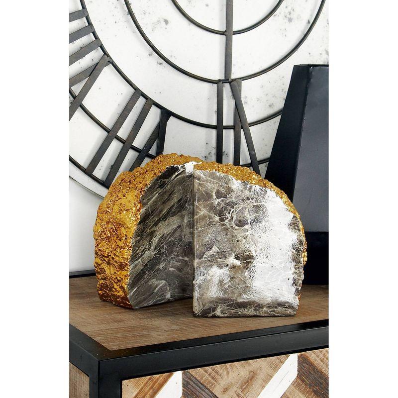 Rustic Domed Rock Bookends