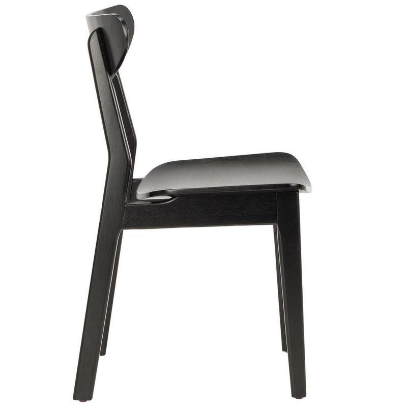 Lucca Retro Dining Chair (Set of 2) - DCH1001 - Black - Safavieh