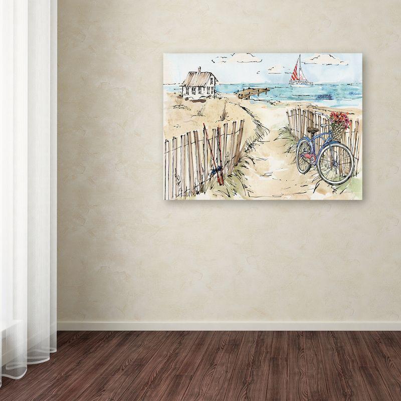 Anne Tavoletti 'Coastal Catch V' Canvas Art - 24x32