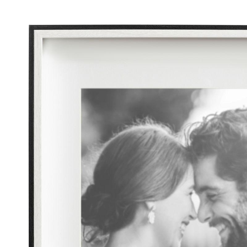 Gibson White and Black Wall Photo Frame Set, 10-Piece