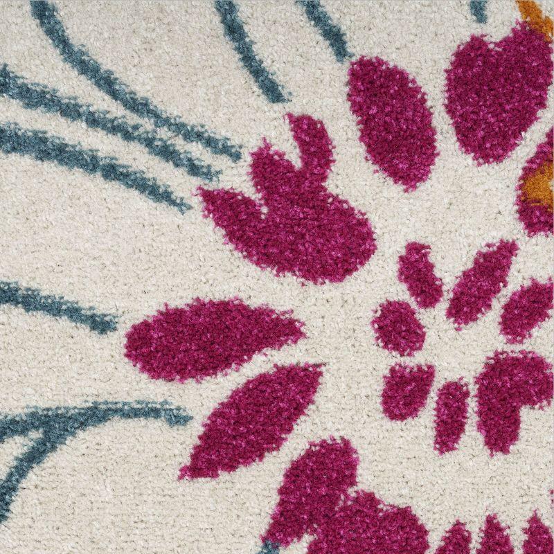 Nourison Passion Bohemian Transitional Floral Indoor Area Rug Ivory/Multi 8' x 10'