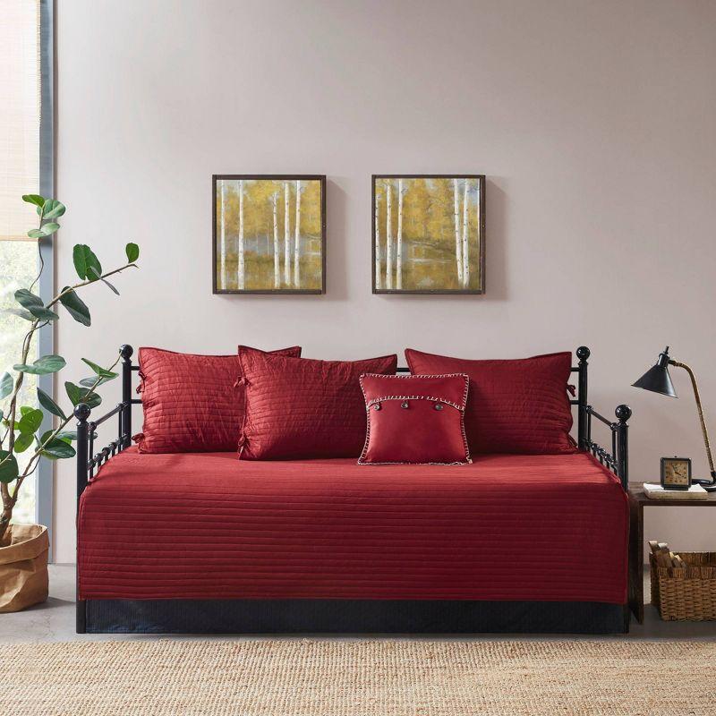 Madison Park Ridge 3 Piece Reversible Plaid Daybed Cover Set