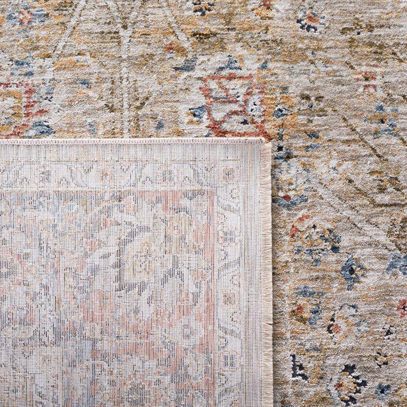 Silverado SVD112 Power Loomed Area Rug - Beige/Rust - 4'x6' - Safavieh.