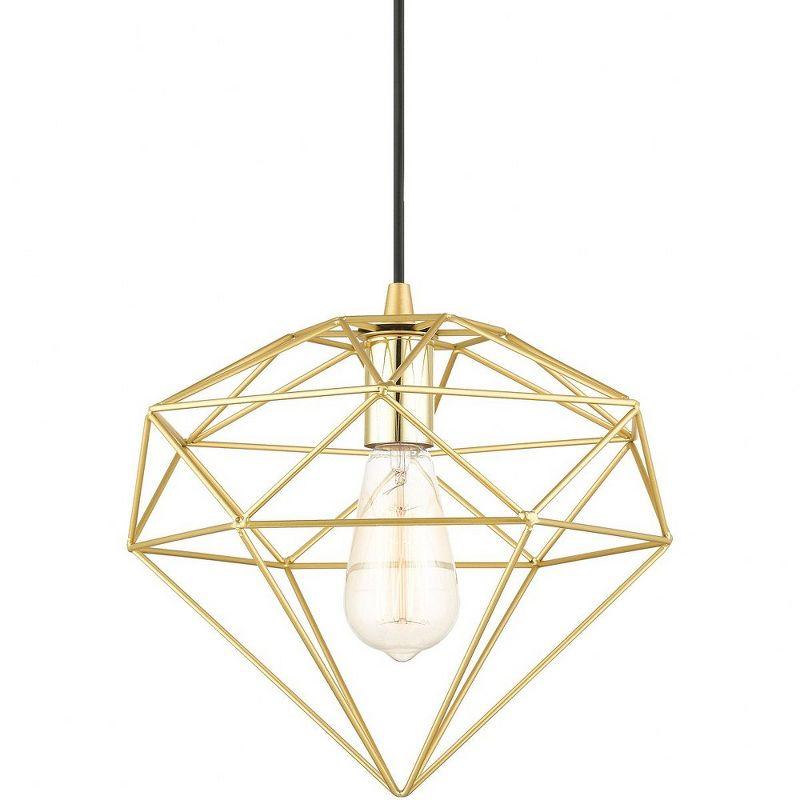 Livex Lighting Knox 1 - Light Pendant in  Soft Gold/Polished Brass