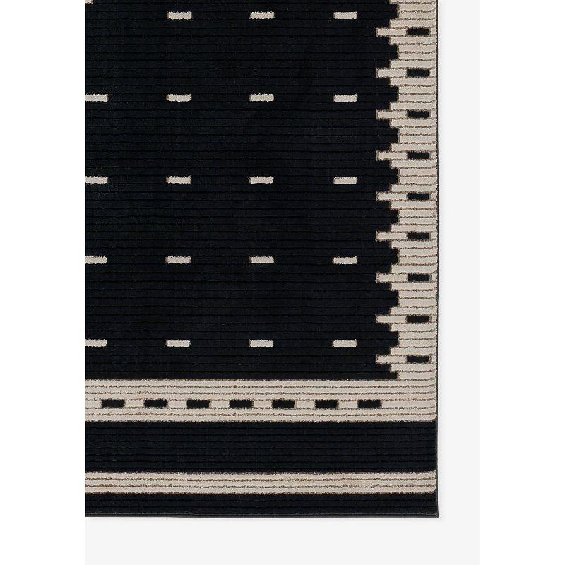 Momeni Noho Levi Machine Loomed Rug Black