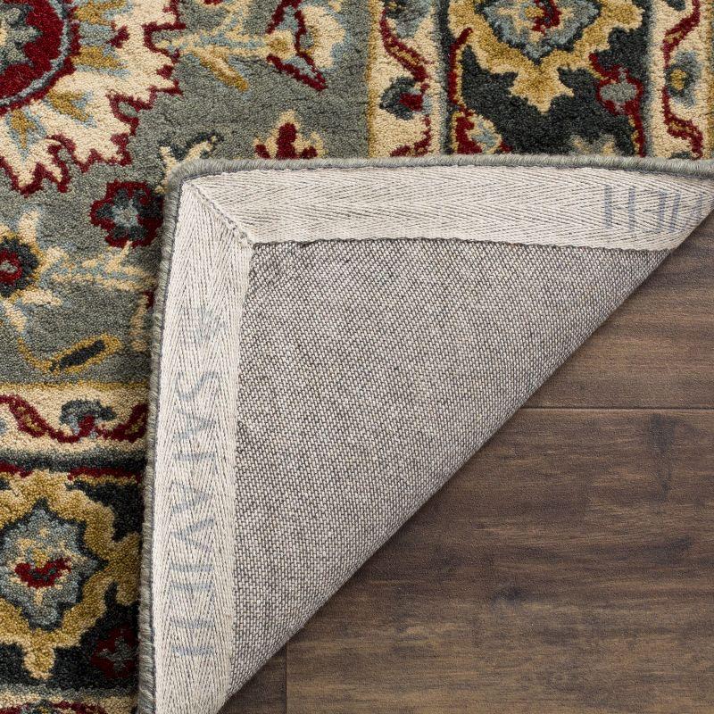 Heritage HG736 Handmade Area Rug - 5'x8' - Grey/Charcoal - Safavieh