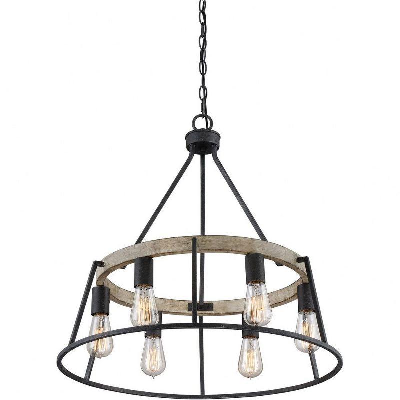 Quoizel Lighting Brockton 6 - Light Chandelier in  Grey Ash