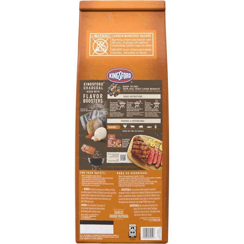 Kingsford Signature Flavors 8 lb Garlic Onion Paprika Charcoal Briquettes