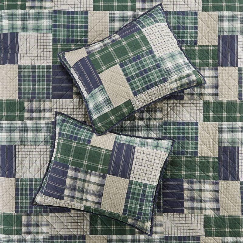 Timber 3 Piece Reversible Printed Quilt Set