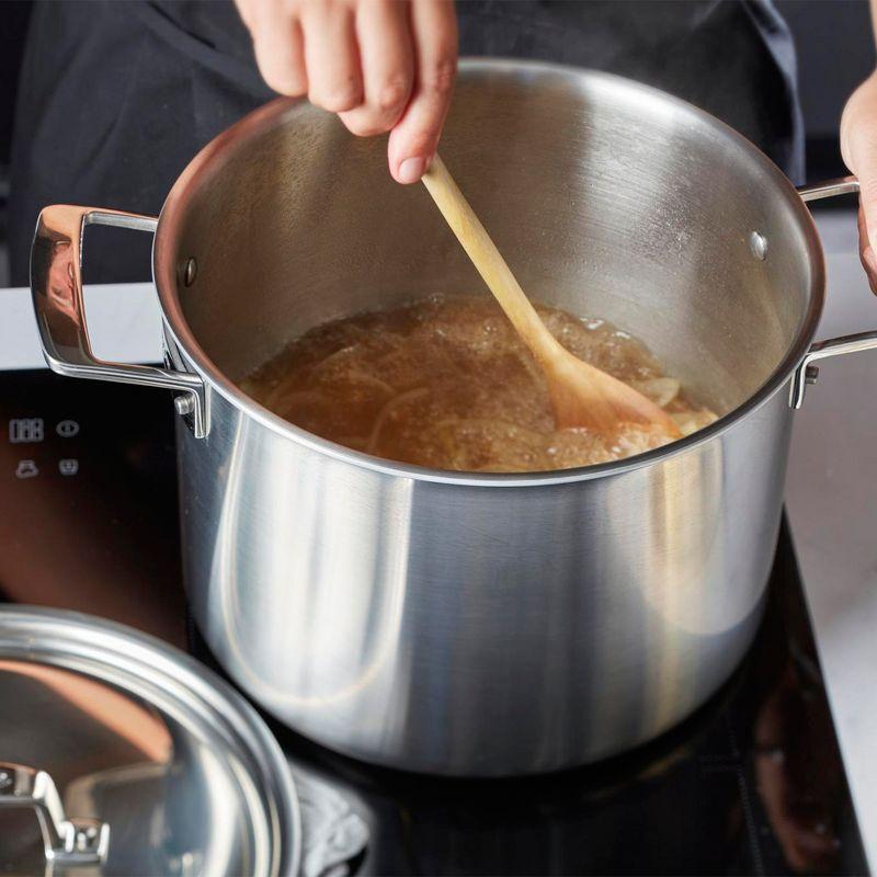 Essential 8-Qt Stainless Steel Stock Pot with Lid