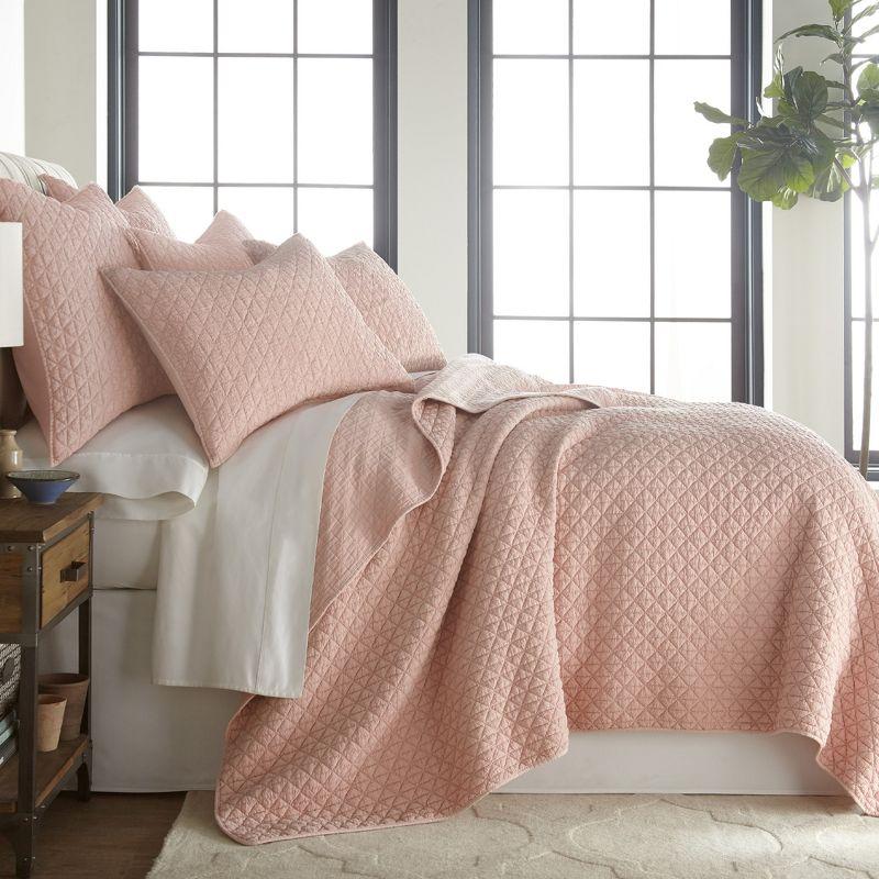 Rowan Blush Twin Quilt Set- HomThreads by Levtex Home