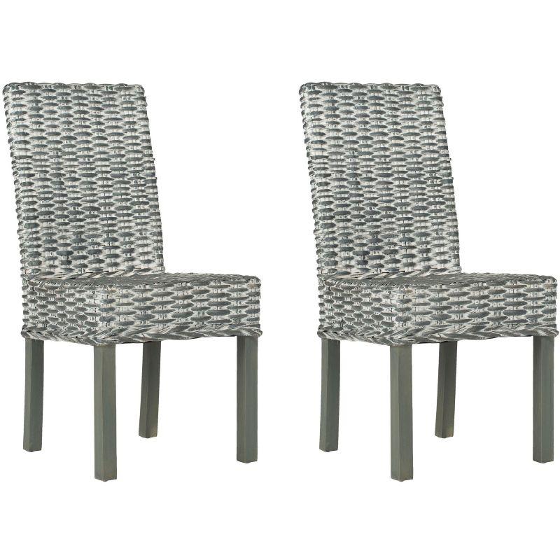 Highland Dunes Willow 18.5'' H Upholstered Parsons Chair (Set of 2)