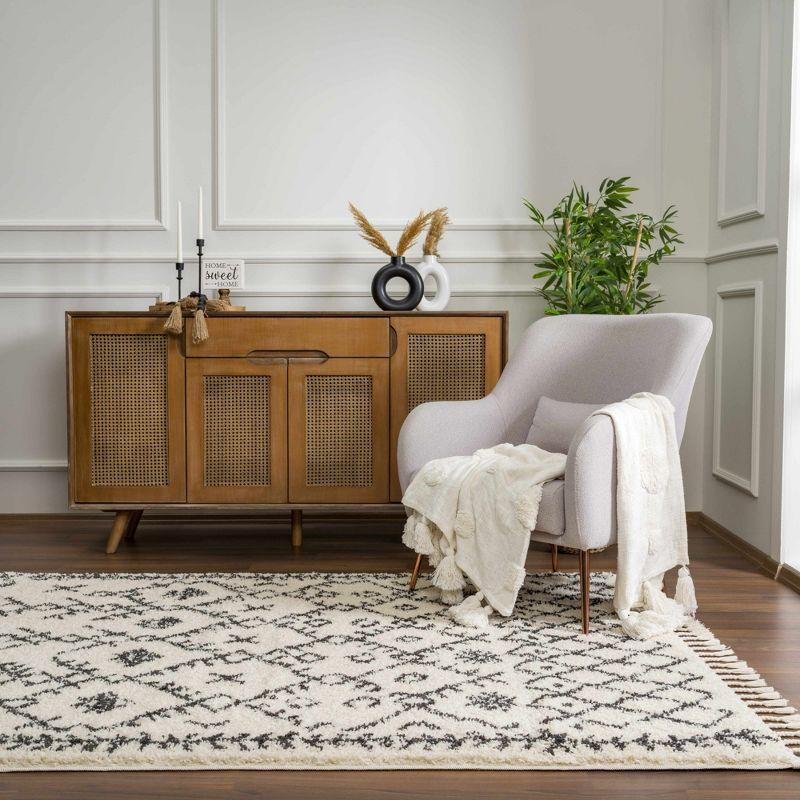 Hauteloom Rectangle Area Rug   Charcoal
